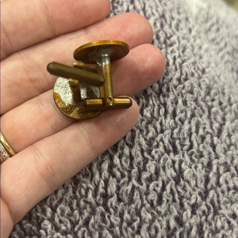 Vintage 1960s Lincoln Penny cufflinks